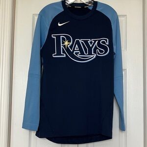 Nike Blue Rays Long Sleeve Authentic MLB Collection